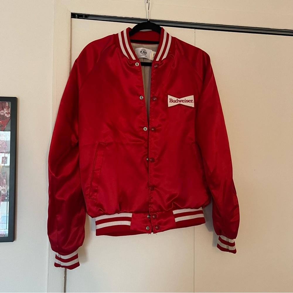 Budweiser Red Satin Jacket